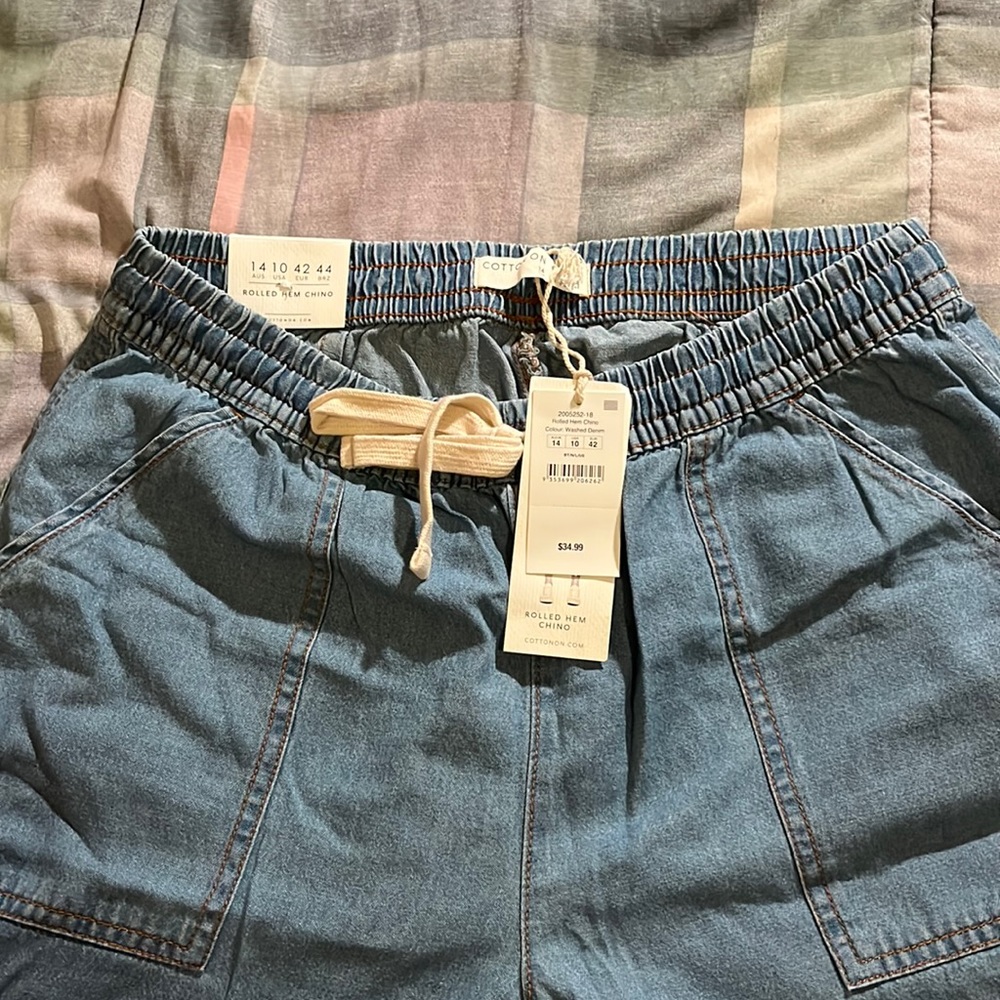 Cottonon Rolled Hem Chino